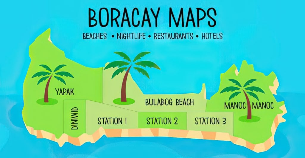 5 Detailed Boracay Maps To Help You Navigate The Island 3883